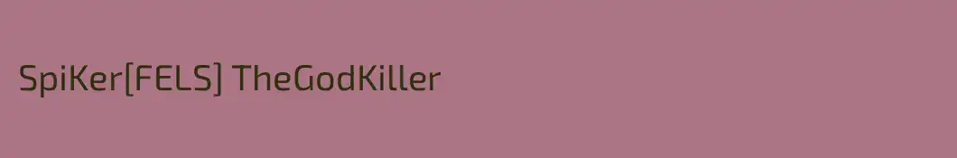 SpiKer[FELS] TheGodKiller